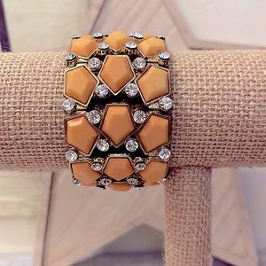 🍒 BOGO 🍒 Peaches & Gemstones Stretchy Wrist Band